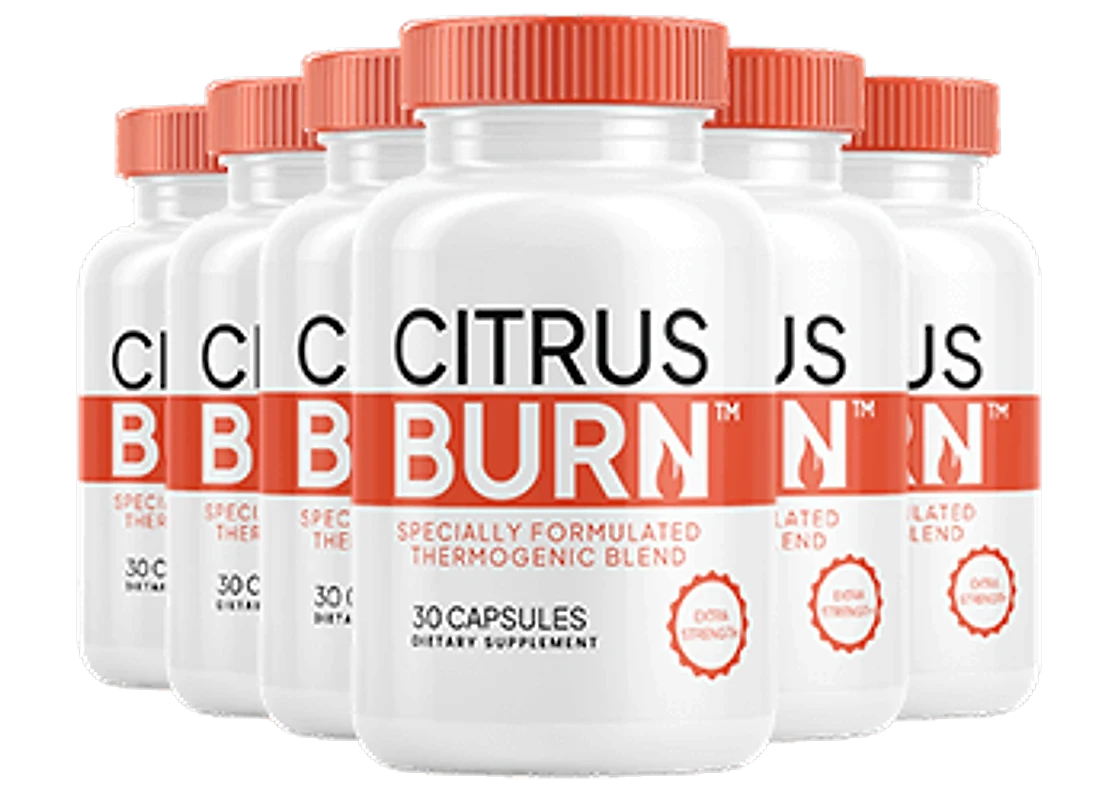 Citrus Burn 6 bottles — 180-day supply